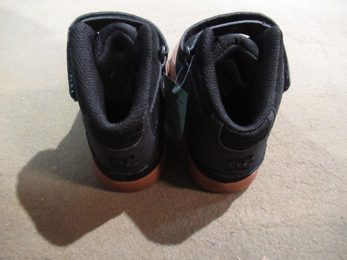 DC Shoes Pure High Top EV Youth Size 11 Skateboard Y2K Black