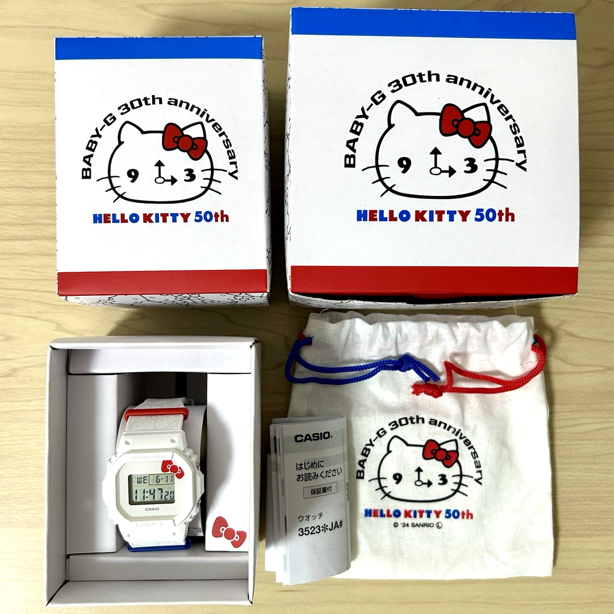 Casio Baby-G HELLO KITTY 50th Anniversary Watch BGD-565KT-7JR