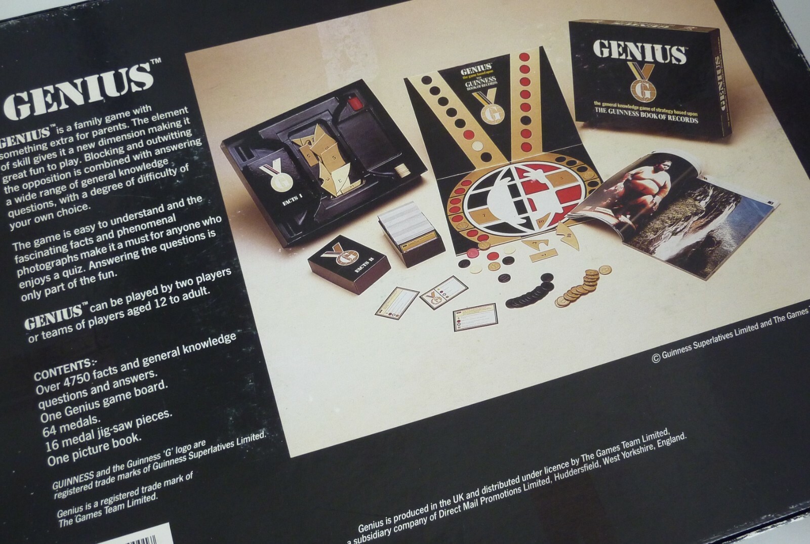 Genius The Guinness Book Of Records Boards Game General Knowledge Questions  | eBay