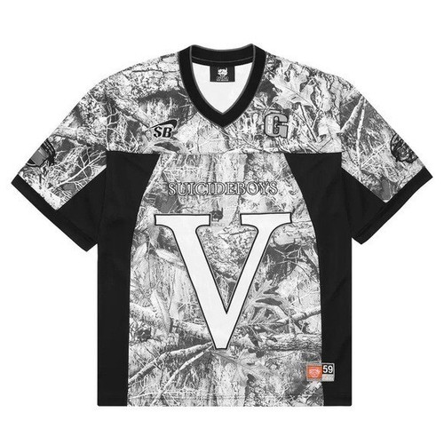 G59 Records Suicideboys "5" Fußball Trikot Camouflage Größe Large Neu mit Etikett in Verpackung