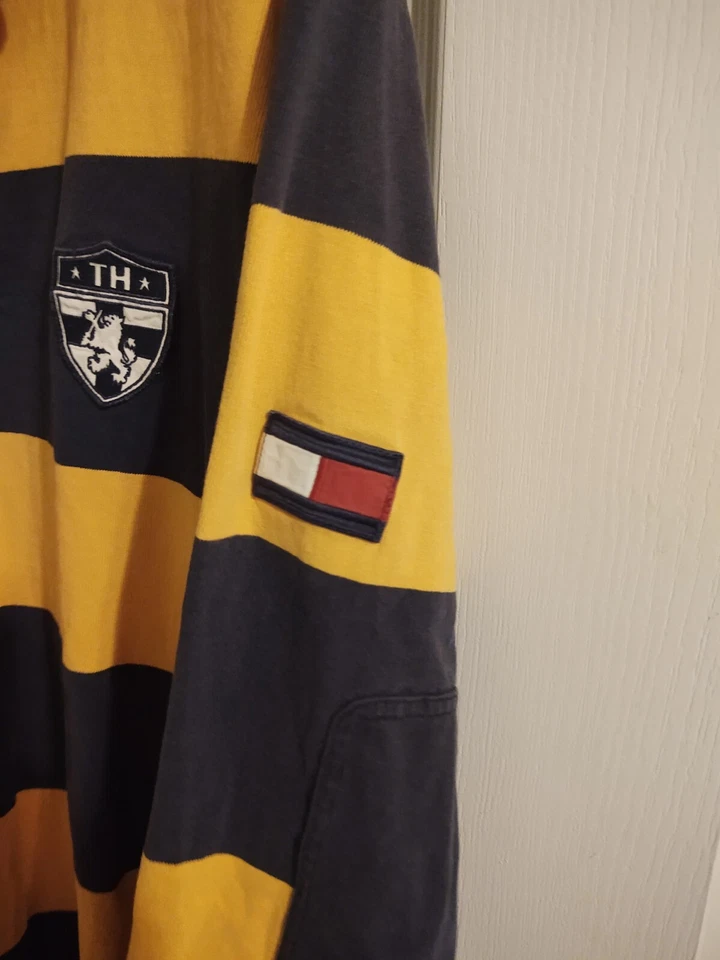 Camisa Polo Vintage de Ralph Lauren Crest Clásica de Rugby Talla Grande Foto 4 de 4