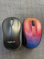 Set Of 2 Logitech Used Wireless Laser Mouse Both are without the USB Pendrive