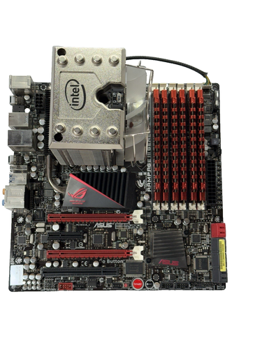 ASUS Rampage III GENE with (i7 990X )(24GB DDR3 GSKILL DDR3 RAM)AND COOLER - 第 1/8 張圖片