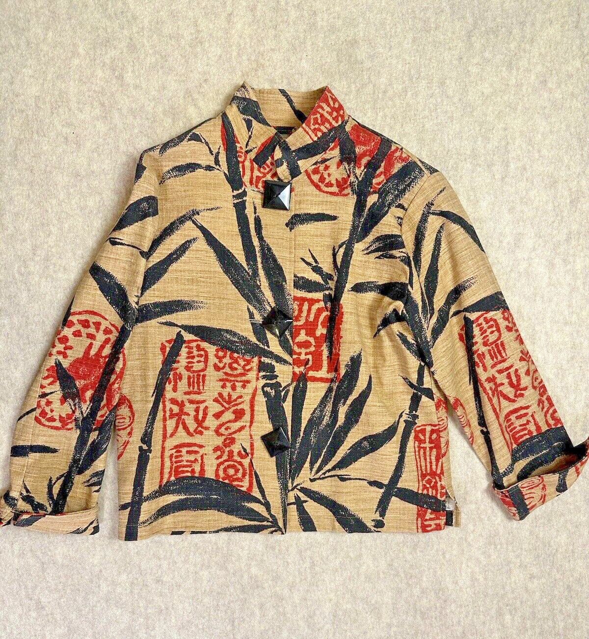 Giacca donna bambù pony dipinto taglia S