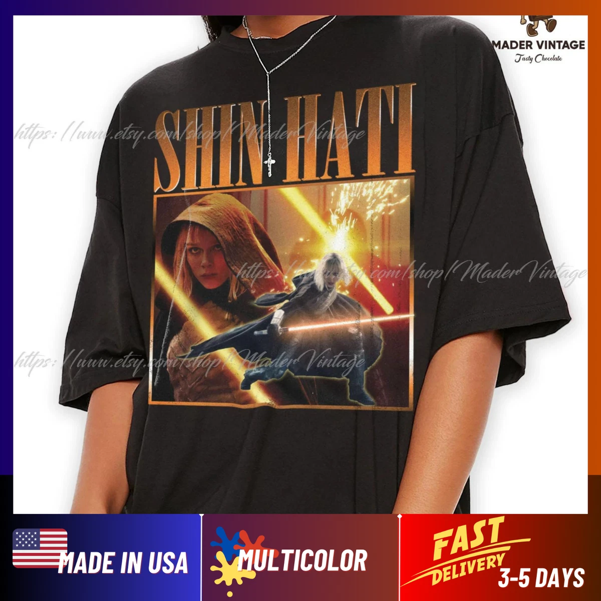 Shin Hati Asoka T-Shirt, Short Sleeve Homage Unisex Shirt, Best Gift