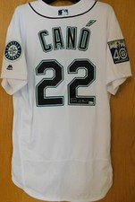 Robinson Cano Seattle Mariners Signed Authentic 40th Jersey MLB Authenticated