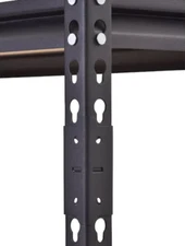 4 Steel Post Coupling Outer BLACK Muscle Rack  Husky Shelving Couplers CPOUT-BLK
