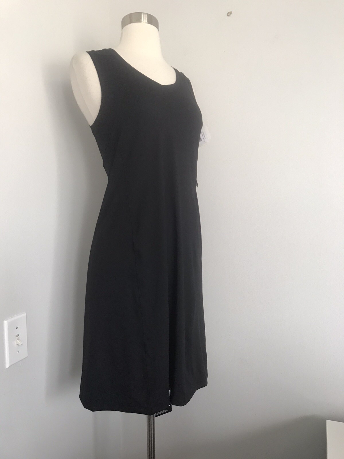 ABITO SENZA MANICHE ARC'TERYX SOLTERA STRETCH NERO NUOVO CON ETICHETTE TAGLIA S P