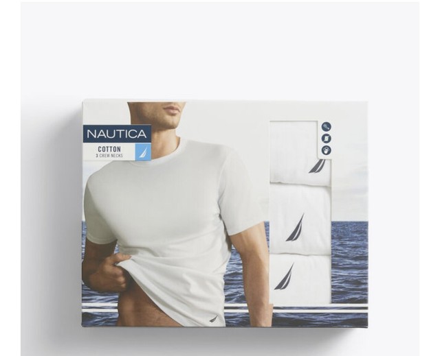 nautica black t shirts 3 pack