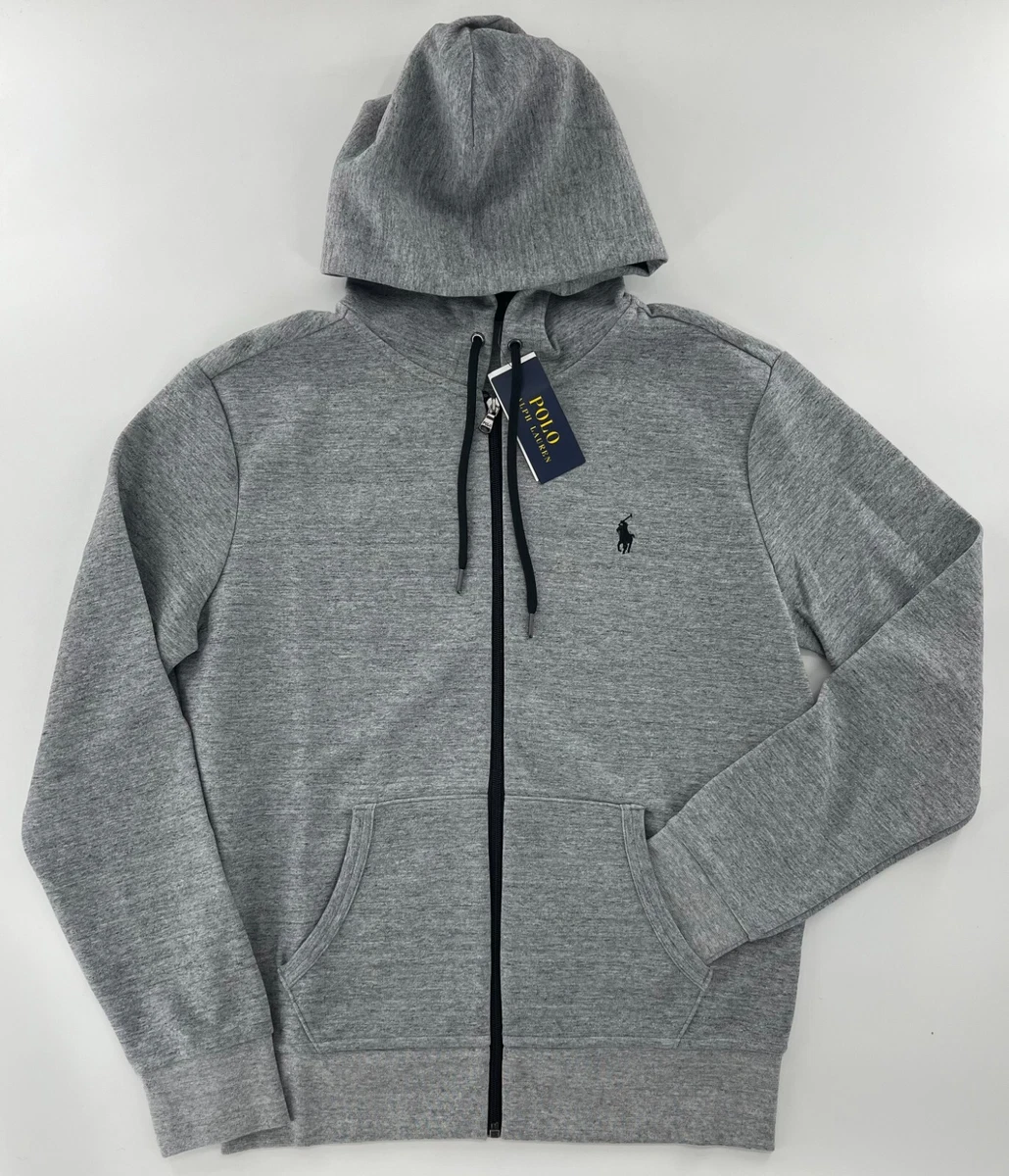 Polo Ralph Lauren Men's Zip Up Hoodie Soft Light Sport Grey Heather NWT  FreeShip