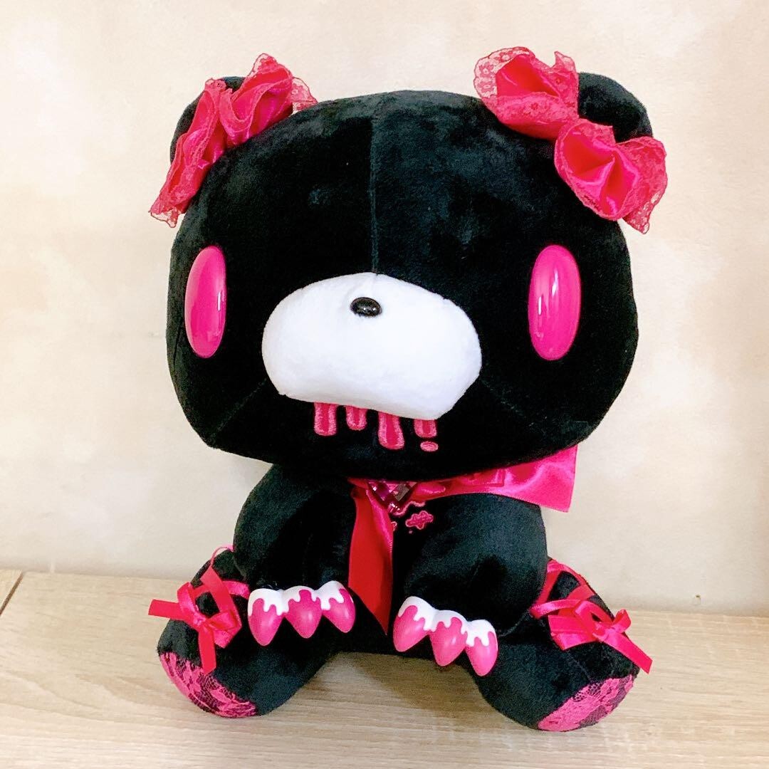 Chax GP Gloomy Lace up Variation Plush Doll Bear Taito 2024 Black