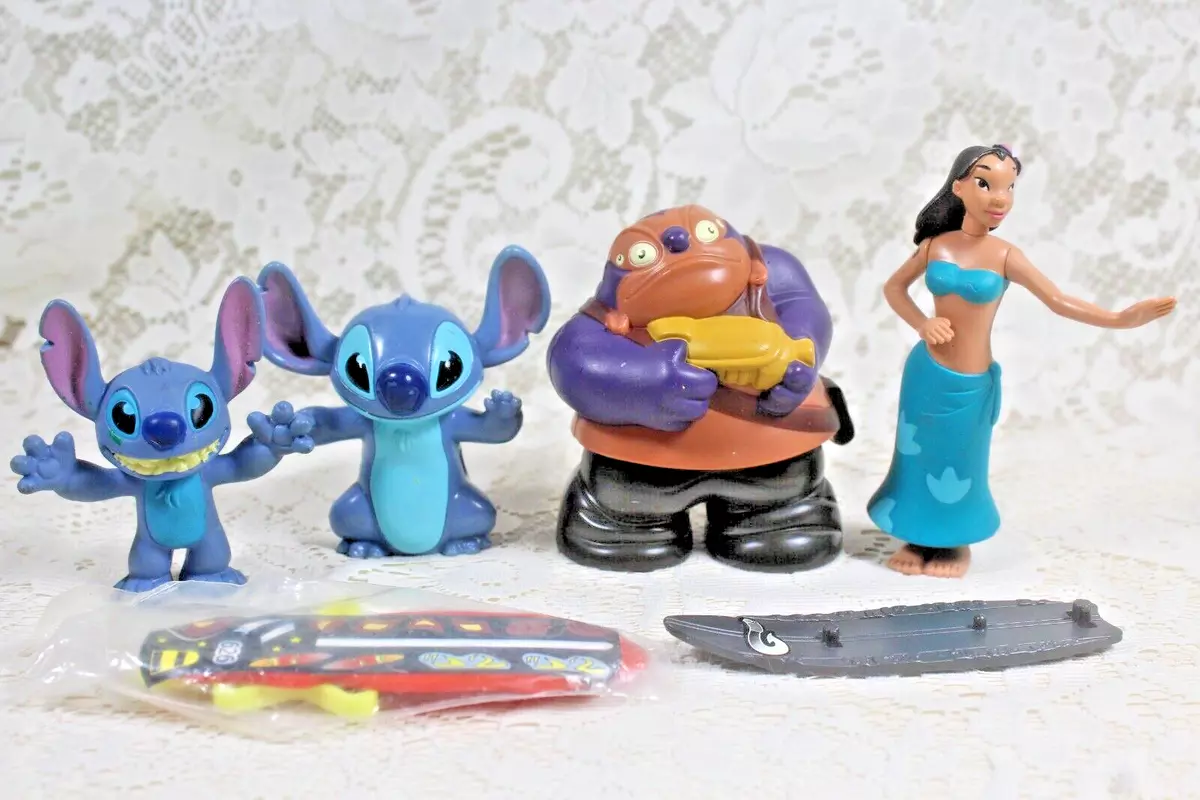 Lilo & Stitch McDonald's Happy Meal Toys 2001 2002 Lot w/ accessories