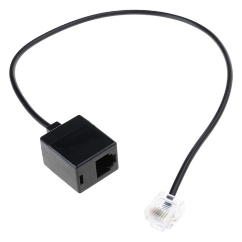 Kabel konwertera RJ45 na RJ11 do połączenia stacjonarnego RJ45 8P8C na przewód RJ11 6P6C - Zdjęcie 7 z 8