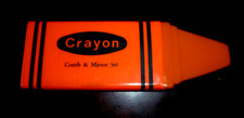 Vintage 1980s Crayola Crayon Comb & Mirror Se...