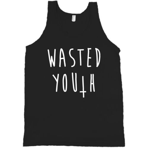 Wasted Youth Upside Down Cross Bella + Canvas Tank Top Shirt Punk Music  *NEW*