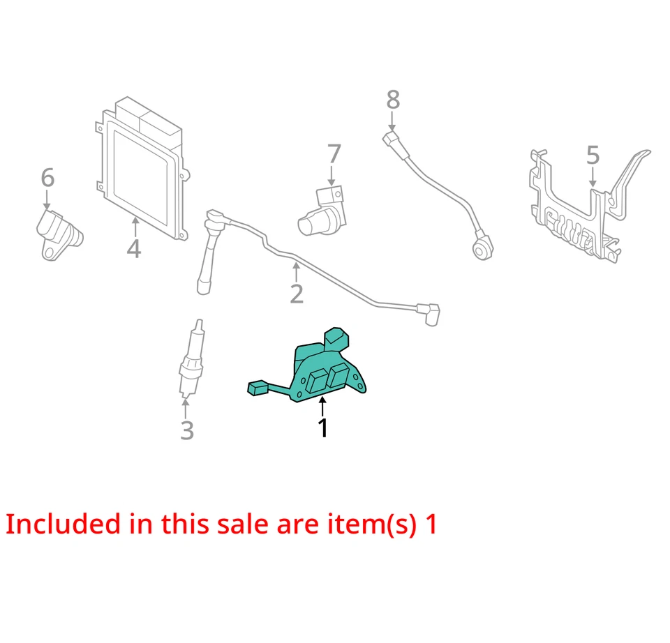 Paquete de encendedor de bobina de encendido Kia Soul 2010-2011 HJD8Y Foto 3 de 4