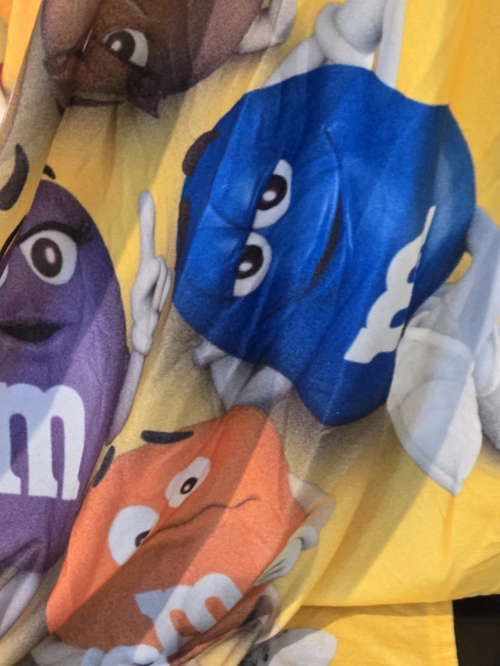 Snuggie M&M's Candy Bar 71 x 54" Super Soft Fleece Blanket that has Sleeves - Image 3 of 3