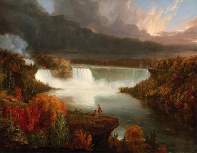 Thomas Cole Distant View of Niagara Falls 1830  17''x 22'' Archival Art Print