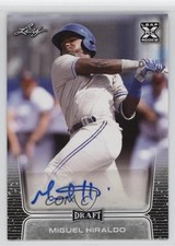 2020 Leaf Draft Auto Miguel Hiraldo #BA-MH1 Auto 05k6