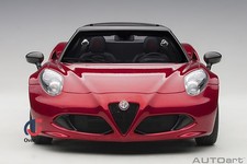 AUTOart 1/18 Alfa Romeo 4C Car Ornament Sports Car Collection Car Model