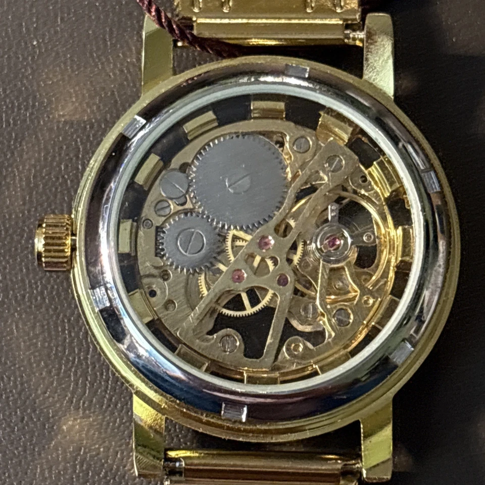 Sewor Men’s Luxury Automatic Mechanical Watch Skeleton Gold Wristwatch New - Image 3 of 4
