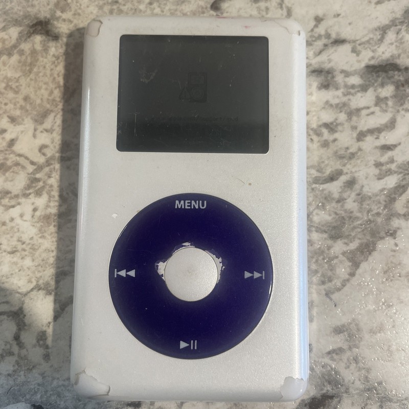 Vintage Broken iPod A1099 30GB - Rare SciFi Network Promotional Item - For Parts