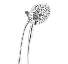 Delta 6-Setting In2ition 2-in-1 Dual Shower Head w/ProClean 75655 Chrome NEW