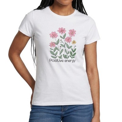 Positive Energy Floraler Print Frauen T-Shirt