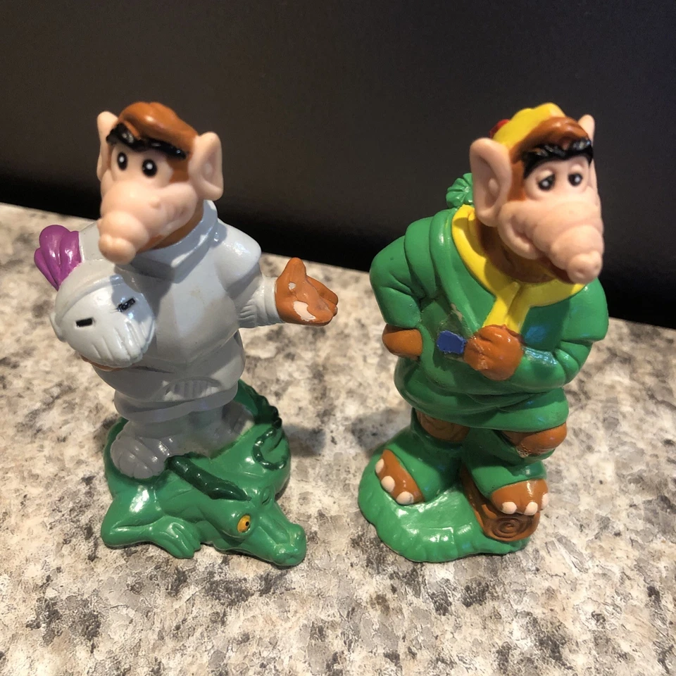 Figura de plástico ALF Robin Hood vintage 1990 Wendy's Alien Productions lote de juguetes de 3" Foto 2 de 4