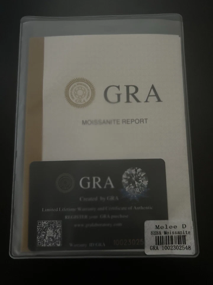 Aretes completos de moissanita Foto 2 de 3