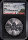 2018 Canadian Maple Leaf S$5 NGC MS 69