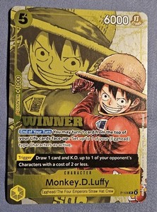 One Piece TCG Winner Cards | eBay