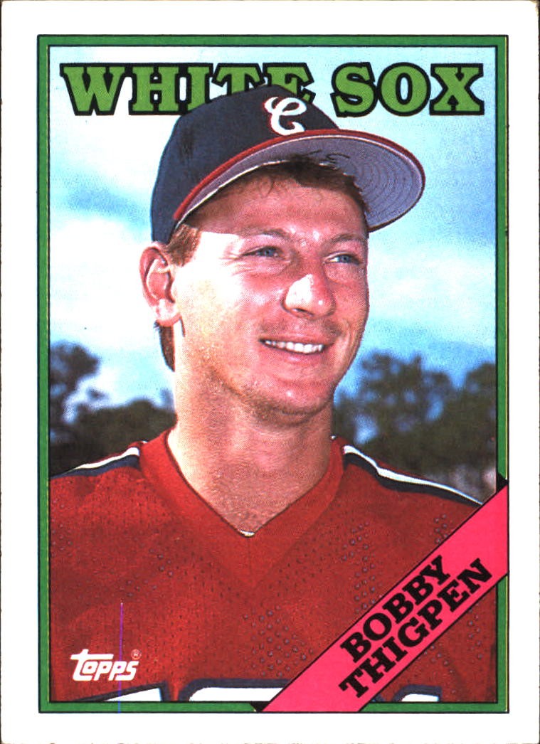 1988 Topps Bobby Thigpen #613 Chicago White Sox FREE SHIPPING