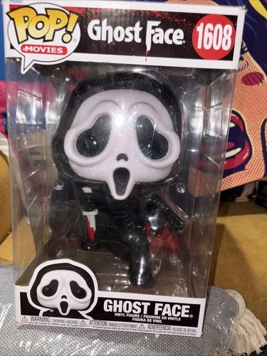 Jumbo Ghost Face with Knife Funko Pop! Movies - Vinyl Figure 1608 NIB Ships Free