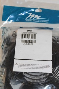 Middle Atlantic Products 4 1/2" Quiet Fan with Guard