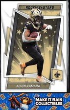 Alvin Kamara 2022 Panini Rookies & Stars #71 New Orleans Saints Football