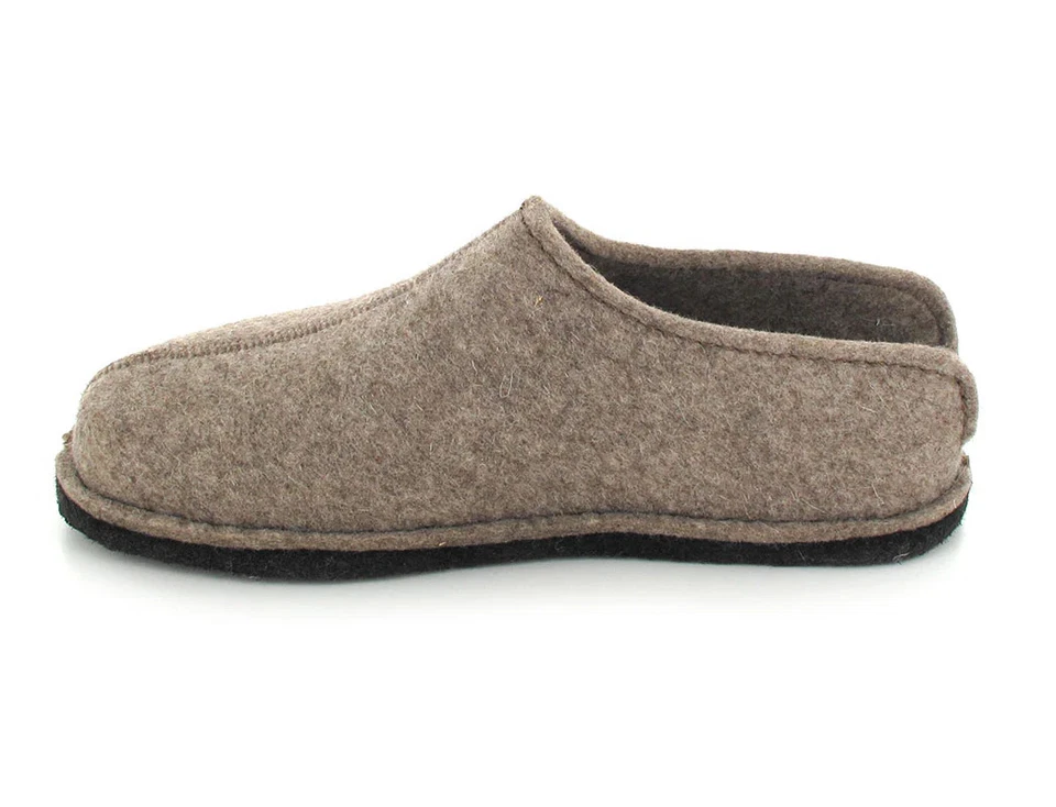 Zapatillas de lana HAFLINGER® unisex suela suave | Flair Smily, césped Foto 4 de 4