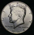 1964 Kennedy Half Dollar GEM PROOF 90% Silver - Brilliant Uncirculated