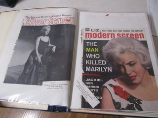 VINTAGE SCRAPBOOK OF MARILYN MONROE OVER 100 ITEMS SOME RARE PHOTOS MAGAZINE COV