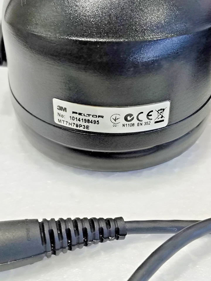 3M PELTOR MT7H79P3E headset 230ohm dyn.mic j11 helmet att XH-0016-5094-0 #new - Image 3 of 4
