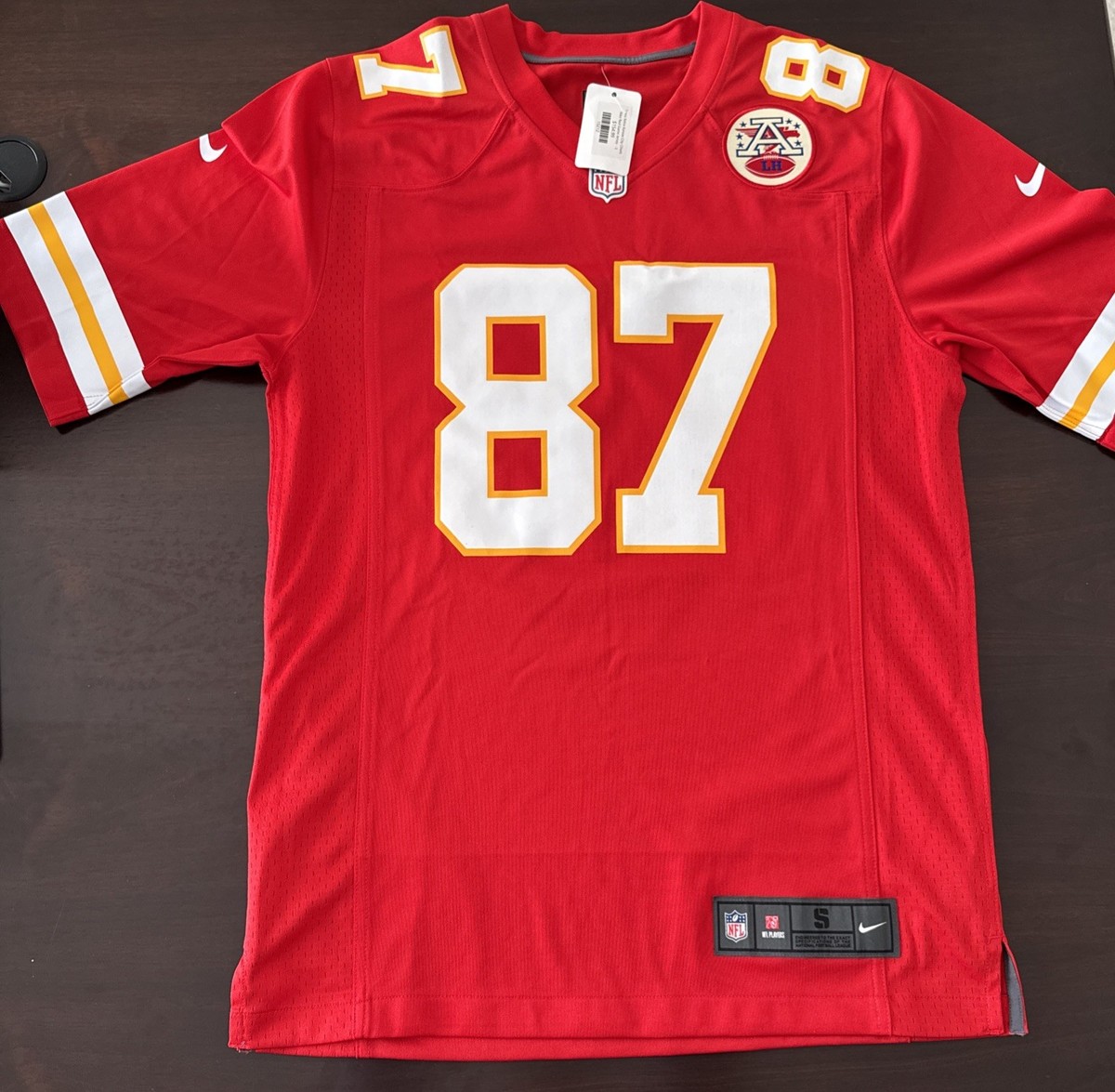 Travis Kelce Kansas City Chiefs #87 NFL Nike On-Field Jersey Men's