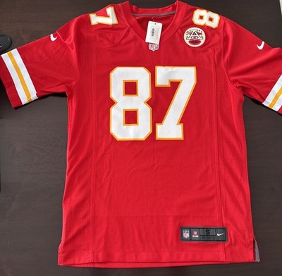 Travis Kelce Kansas City Chiefs #87 NFL Nike On-Field Jersey Men's