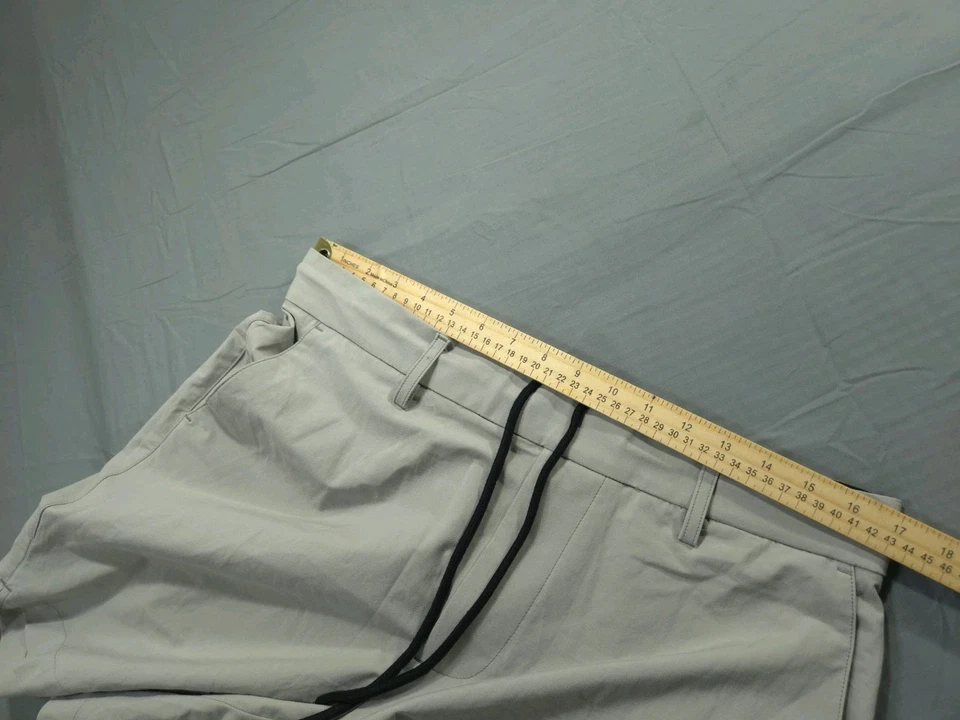 Шорты мужские James Perse 2 бетонные средние для гольфа на шнурке функциональные серые - Изображение 3 из 4