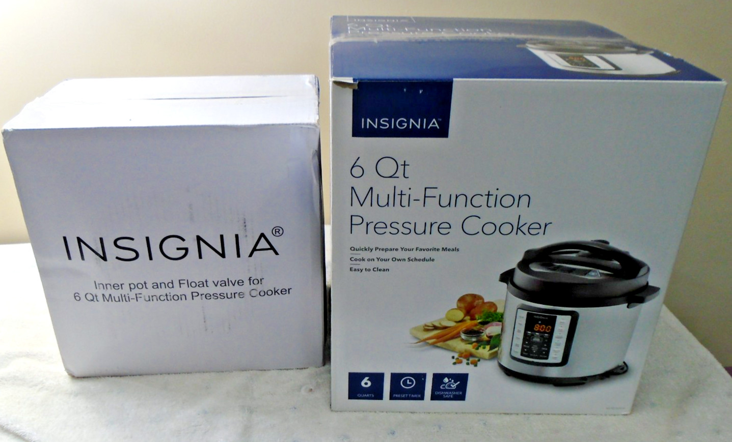 INSIGNIA 6 Ot Multi-Function Pressure Cooker- NEW with RECAL