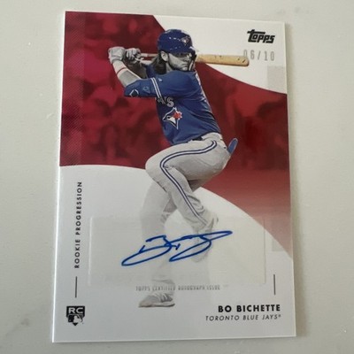 2020 Topps On Demand Rookie Progression - Bo Bichette #21D-A Red Autographs /10