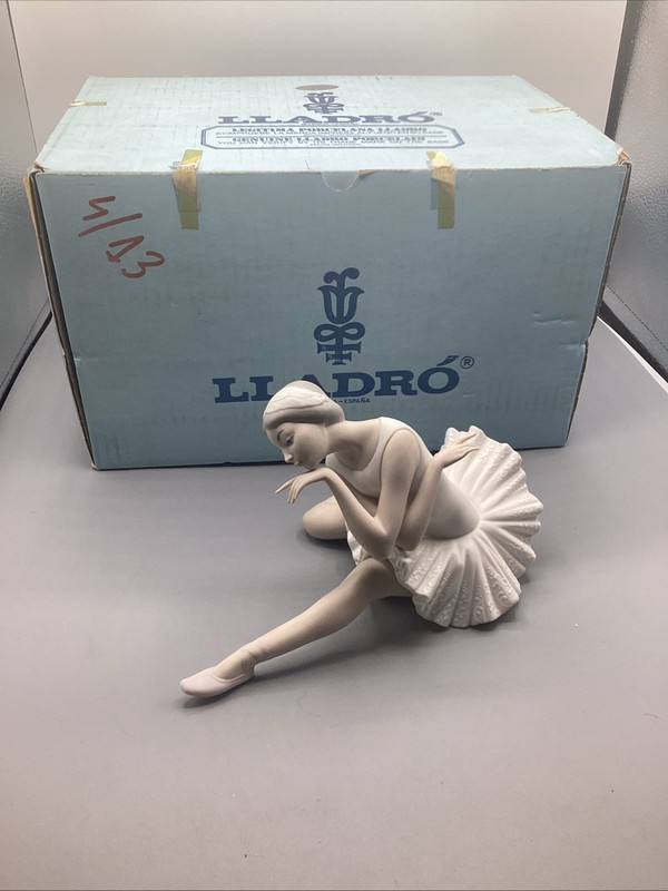 Vtg Lladro Muerte del Cisne 4855 Death of the Swan 1977 Ballerina + Original Box