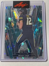 BRADY COOK tigers 2024 Leaf Metal Crystal Water Proof 1/1 (U1)