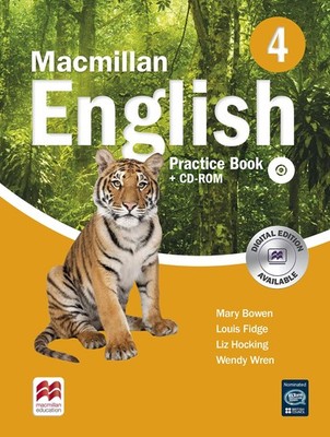 Macmillan English 4 Practice Book and CD Rom Pack New Edition By