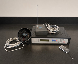 Bublitz Alarm B2 Funk Alarmanlage Komplettsystem schwarz mit Sirene FB Kabel