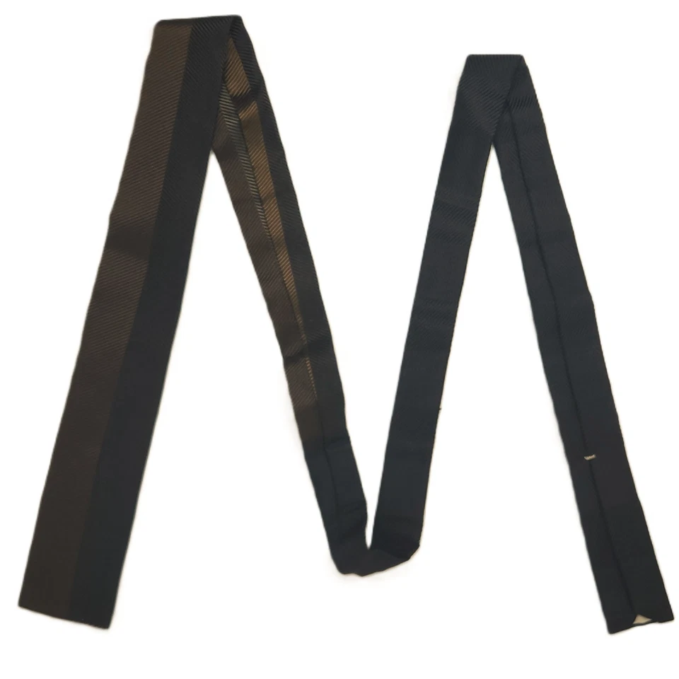 Corbata Alexander Shields años 50 100 % seda cuadrada rayas 2-1/4x53" de colección Magnin Foto 4 de 4